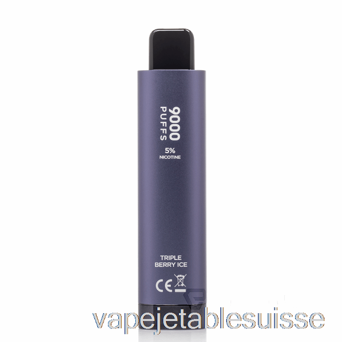 Vape Suisse Hqd Cuvie Plus 2.0 9000 Glace Triple Baie Jetable
